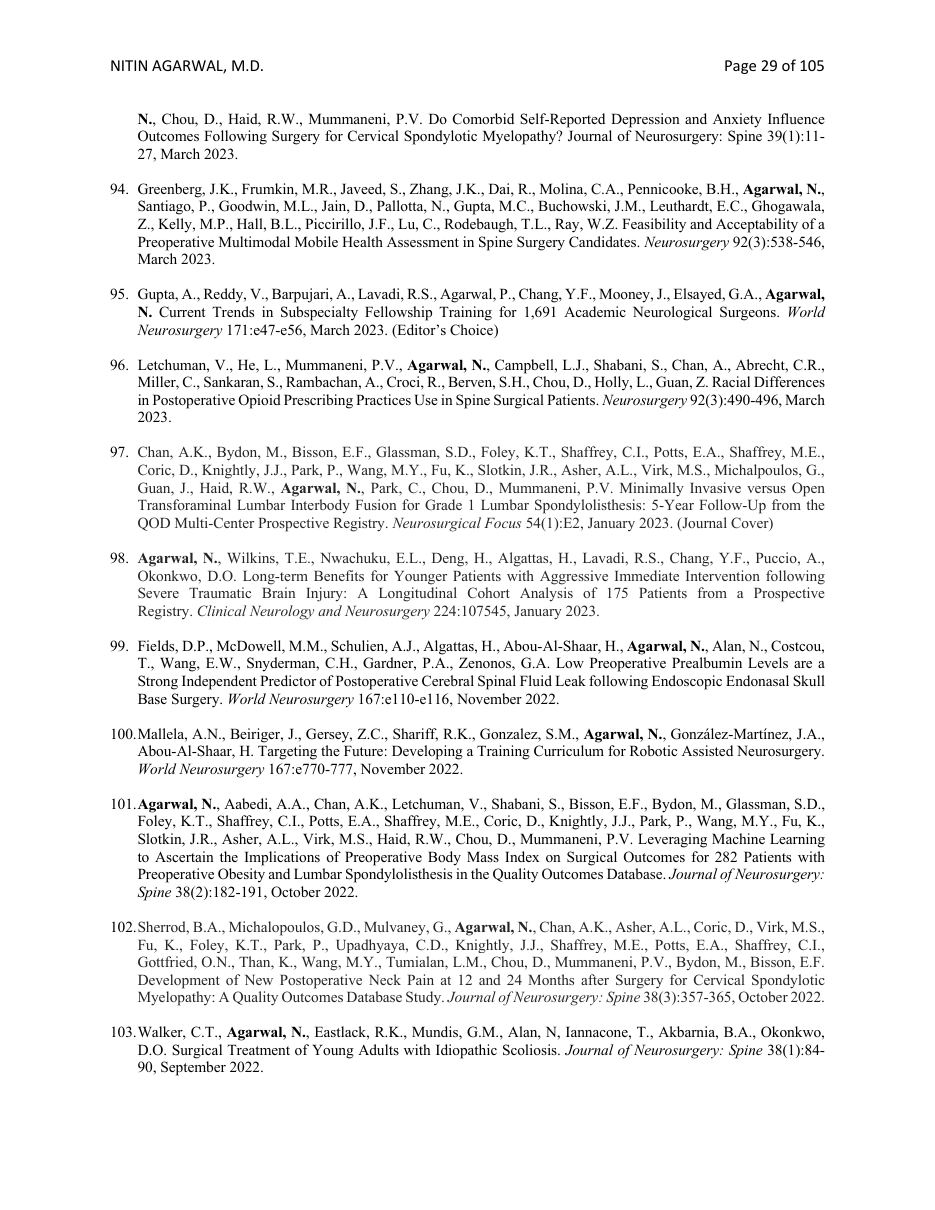 CV page 29