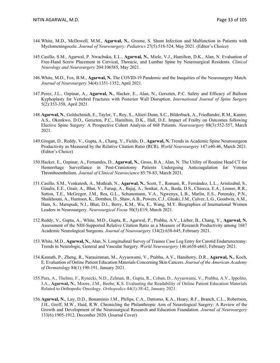 CV page 33