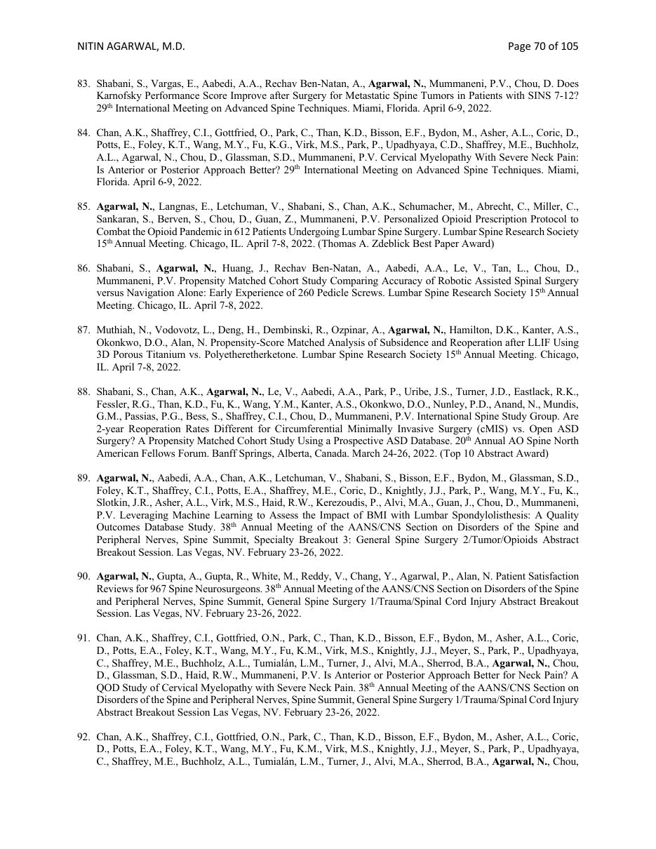 CV page 70