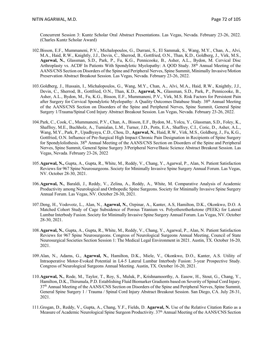 CV page 72