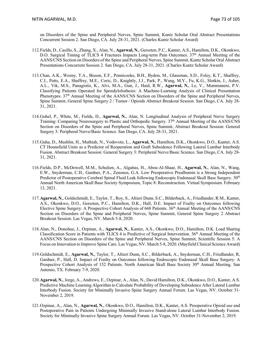CV page 73