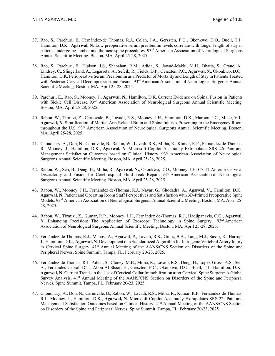 CV page 84