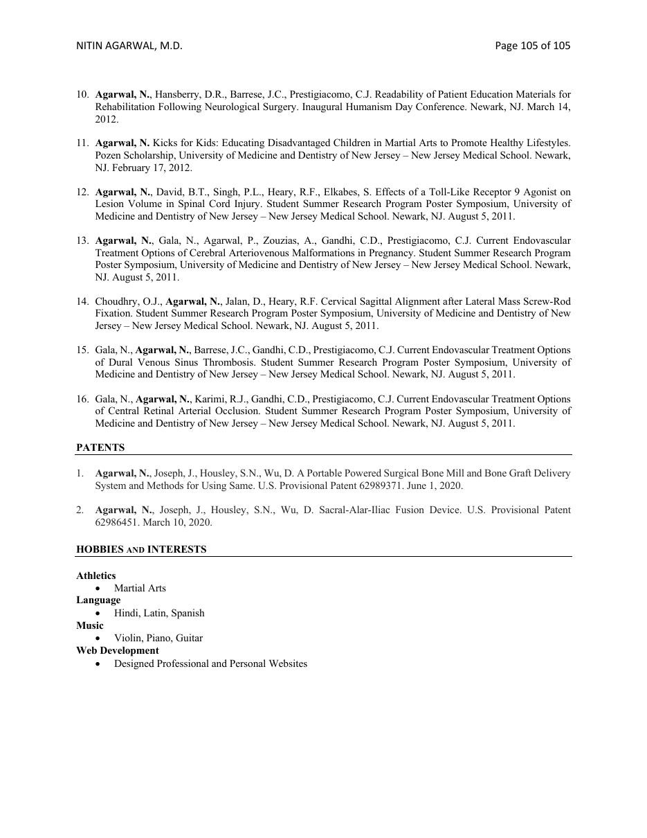 CV page 105